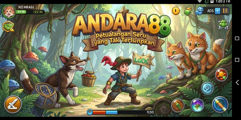Tampilan gameplay ANDARA88 yang menakjubkan dan penuh aksi.