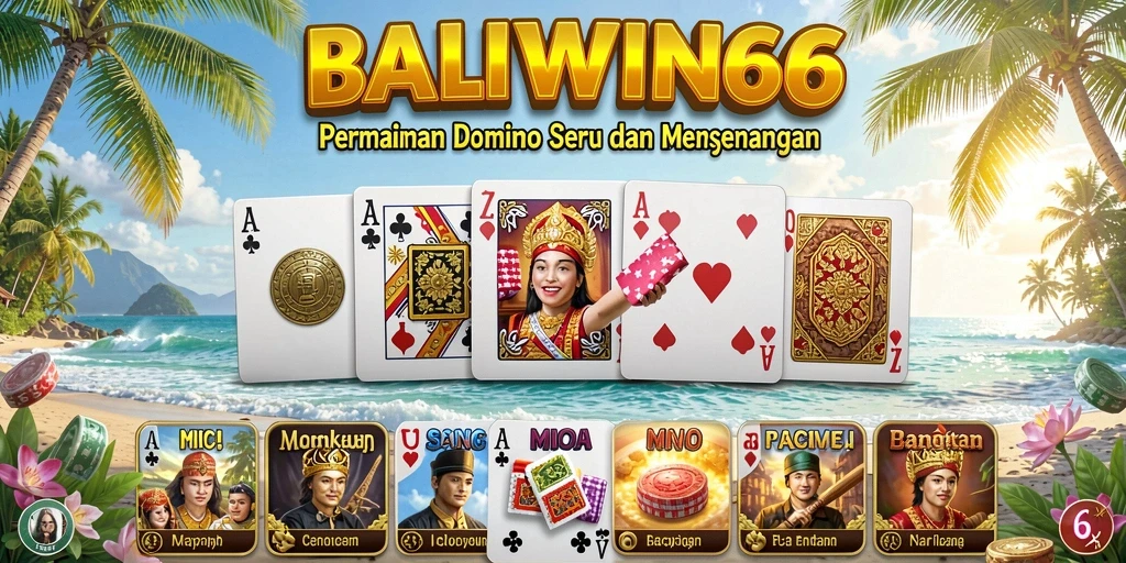 Screenshot gameplay BALIWIN66 menunjukkan keseruan permainan Domino.