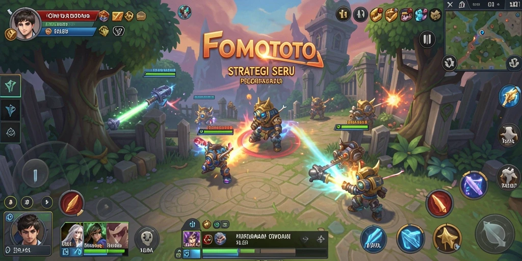 Tampilan gameplay FOMOTOTO yang menarik dan strategis.