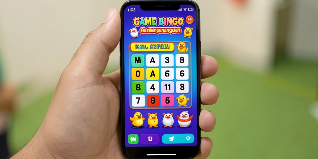 Tampilan gameplay seru H03 dengan fitur Bingo interaktif.