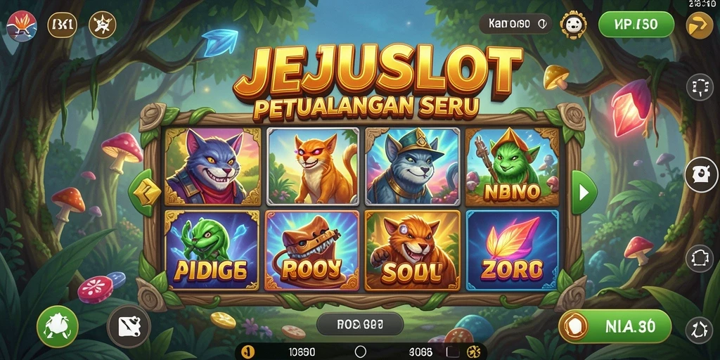 Tampilan gameplay JEJUSLOT yang menarik dan memikat.