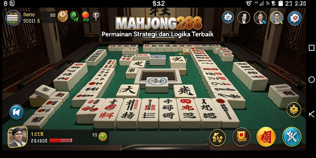 Tampilan gameplay seru dan menantang dalam MAHJONG288.