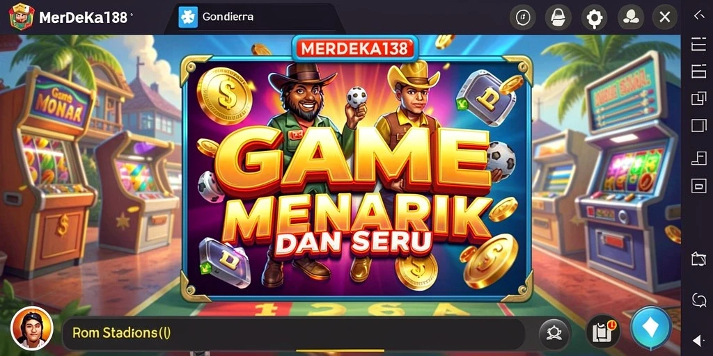 Tampilan gameplay <strong>MERDEKA138</strong> yang menarik dan dinamis.