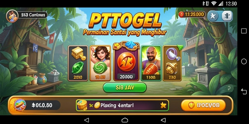 Tampilan gameplay PTTOGEL yang menarik dan menghibur.