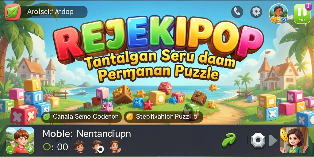 Tampilan gameplay REJEKIPOP yang menarik dan penuh tantangan.