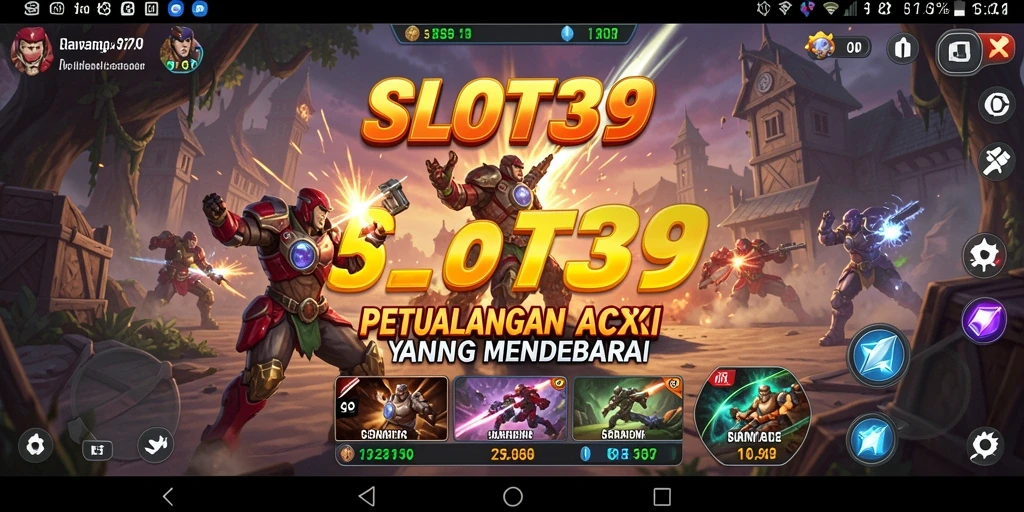 Tampilan gameplay SLOT39 yang menegangkan dan penuh aksi.