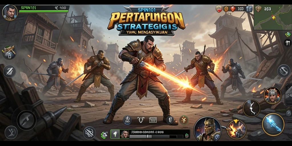 Tangkapan layar menampilkan gameplay SPIN101 yang mendebarkan dan strategis.