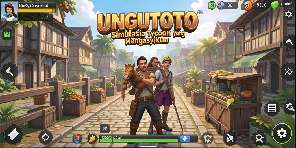 Tampilan menarik gameplay Tycoon UNGUTOTO yang menantang.